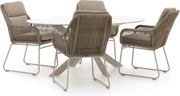 Diningset Intenso  | 4 personen | Tuinset sintered stone | 5-delig | Kees Smit Tuinmeubelen