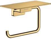 Hansgrohe Addstoris closetrolhouder met planchet polished gold optic 41772990