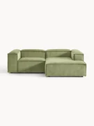 Modulaire hoekbank Lennon van corduroy