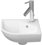 Duravit ME by Starck hoekfontein 1 kraangat met overloop 43.5x38cm mat wit 722433200 0722433200