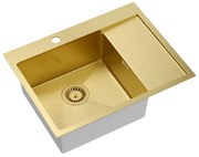 Stalen spoelbak RUSSEL 116 Gold