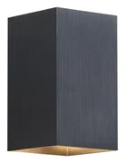 Moderne wandlamp gunmetal vierkant 2-lichts GU10 50mm - Sandy Modern GU10 Binnenverlichting Lamp