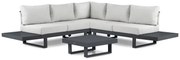 Hoek loungeset 5 personen Aluminium Grijs Lifestyle Garden Furniture Lorenzo