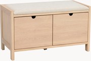 Gestoffeerde houten opbergbank Hillmond