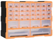 vidaXL Organiser met 40 lades 52x16x37,5 cm