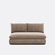 Modulaire 2-zitsbank.gemêleerd polyester, Malo