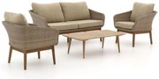 Intenso Borgetto/ROUGH-K stoel-bank loungeset 4-delig
