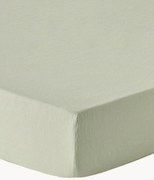 Topper hoeslaken Airy, gewassen linnen