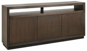 Richmond Interiors Oakura Brown Modern Dressoir Bruin Eiken - 190x40x85cm.