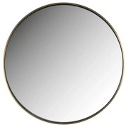 Richmond Interiors Mammom Ronde Spiegel Aluminium Goud - 39x39cm