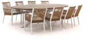 Manifesto Rivola/ROUGH-Y Ellips 280cm dining tuinset 9-delig