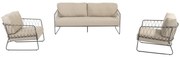 Taste by 4 Seasons Prego loungeset antraciet-taupe SALE  Loungeset    taupe weerbestendig