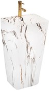 Vrijstaande wastafel Rea Aris Marble