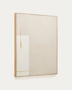 Kave Home - Salin Abstract Schilderij - Verticale Streep
