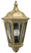 Maritiem plat bronzen buitenlamp