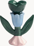 Handbeschilderde kandelaar Blume