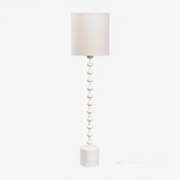 Alieta Vloerlamp Van Linnen Gardenia Wit - Sklum