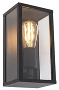 Smart wandlamp zwart 26 cm IP44 incl. Wifi ST64  - Charlois