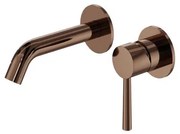 Fortifura Calvi Wastafelkraan - inbouw - met inbouwdeel - Geborsteld koper PVD (Koper) SW1171117