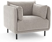 Fauteuil, getextureerde stof, Victor