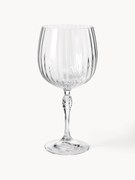 Gin glazen America's Cocktail met groefstructuur, 4-delig