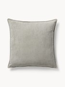 Grote corduroy bankkussen Lennon, 60 x 60 cm