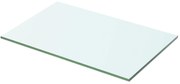 vidaXL Wandschap transparant 50x25 cm glas