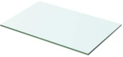 vidaXL Wandschap transparant 50x25 cm glas