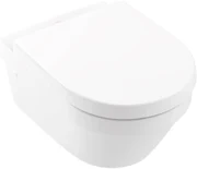 Villeroy & Boch Architectura hangtoilet met soft-close toiletbril 37x53x33cm wit