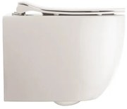 Crosswater Glide II Wandtoilet - 37x46x32.5cm - spoelrandloos - zonder zitting - glans wit GL6115CW