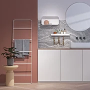 Beaux Ulis toiletrolhouder zonder klep met planchet glas