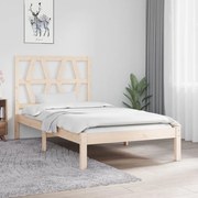 vidaXL Bedframe massief grenenhout 90x200 cm