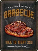 Metalen bord Barbecue - Nice To Meat You