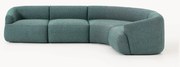 Modulaire bouclé hoekbank Sofia (4-zits)