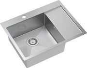 Stalen spoelbak RUSSEL 116 BRUSH NICKEL