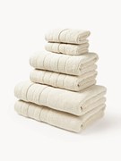 Handdoekenset Luxe met gestreepte rand, in verschillende groottes