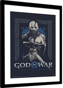 Ingelijste poster God of War: Ragnarok - Kratos and Atreus