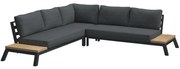 4 Seasons Outdoor Empire platform hoek loungeset 3 delig aluminium