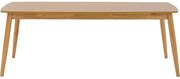 Goossens Basic Eettafel Boaz, 210 x 100 cm
