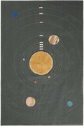 Handgemaakte wanddecoratie Solar System