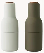 Zout- en pepermolen Bottle Grinder met walnootdeksel, 2-delig