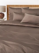 Katoensatijnen dekbedovertrek Comfort