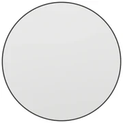 Haceka Deco ronde spiegel 80cm zwart mat