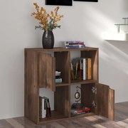 vidaXL Boekenkast 60x27,5x59,5 cm spaanplaat gerookt eiken