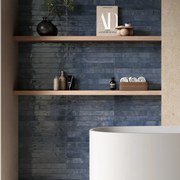 Valence Vista wandtegel oregon 4.5x45cm blauw