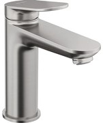 Duravit Wave Wastafelmengkraan - m-size - eengreeps - zonder waste - voorsprong 12.2cm - RVS geborsteld WA1020002070