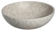 Ideavit Beton vrijstaande wastafel - 44x14.5cm - rond - met klikwaste - antikras - waterdicht - kleur D1 290334-D1