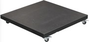 AVH parasolvoet 90 kg met 4 wielen donker zwart graniet