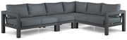 Hoek loungeset 6 personen Aluminium Grijs Lifestyle Garden Furniture Luca