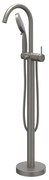IVY Nexus Badthermostaatkraan - opbouw - cooltouch - met cascade uitloop - Geborsteld metal black PVD 6303056